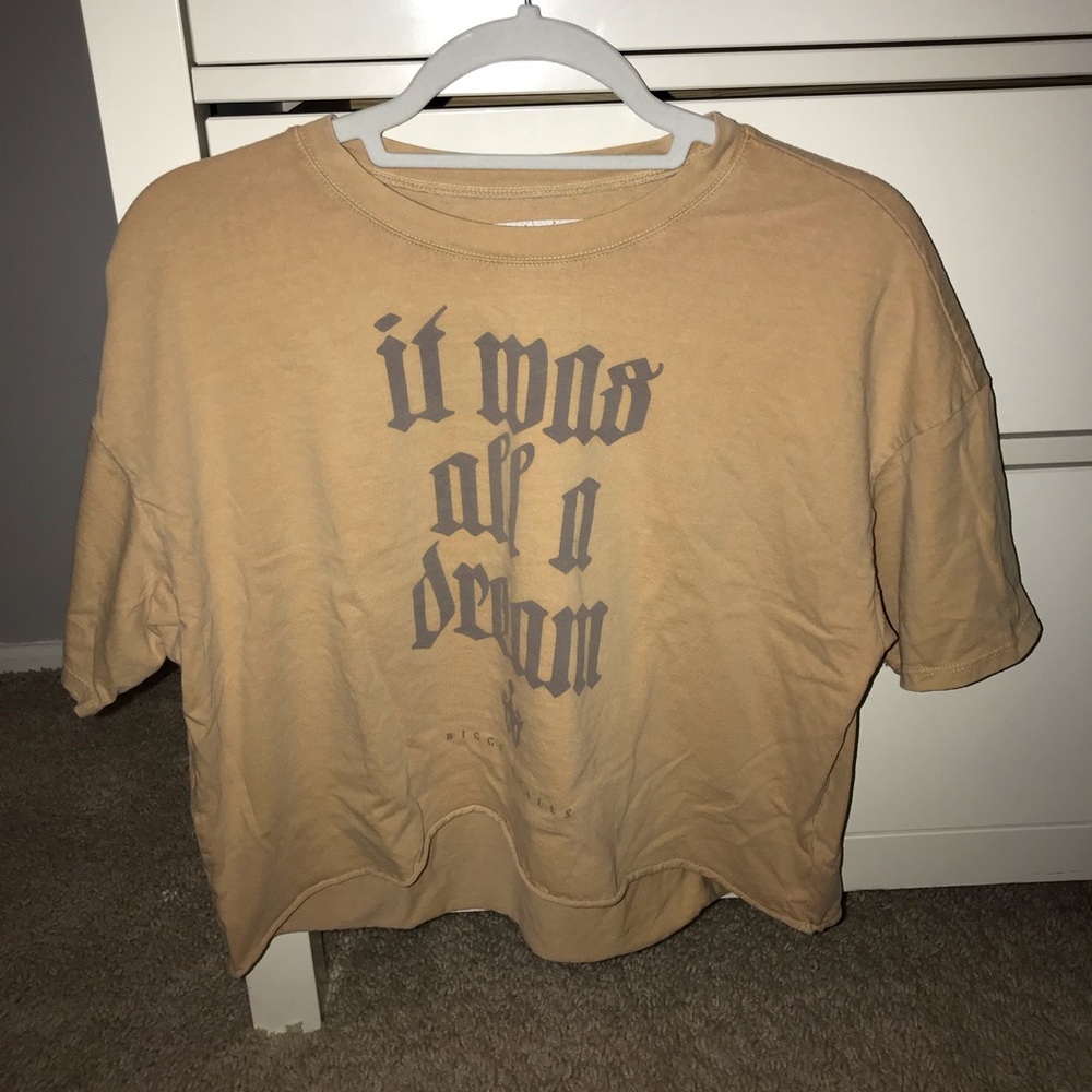 American eagle “it was all a dream” top